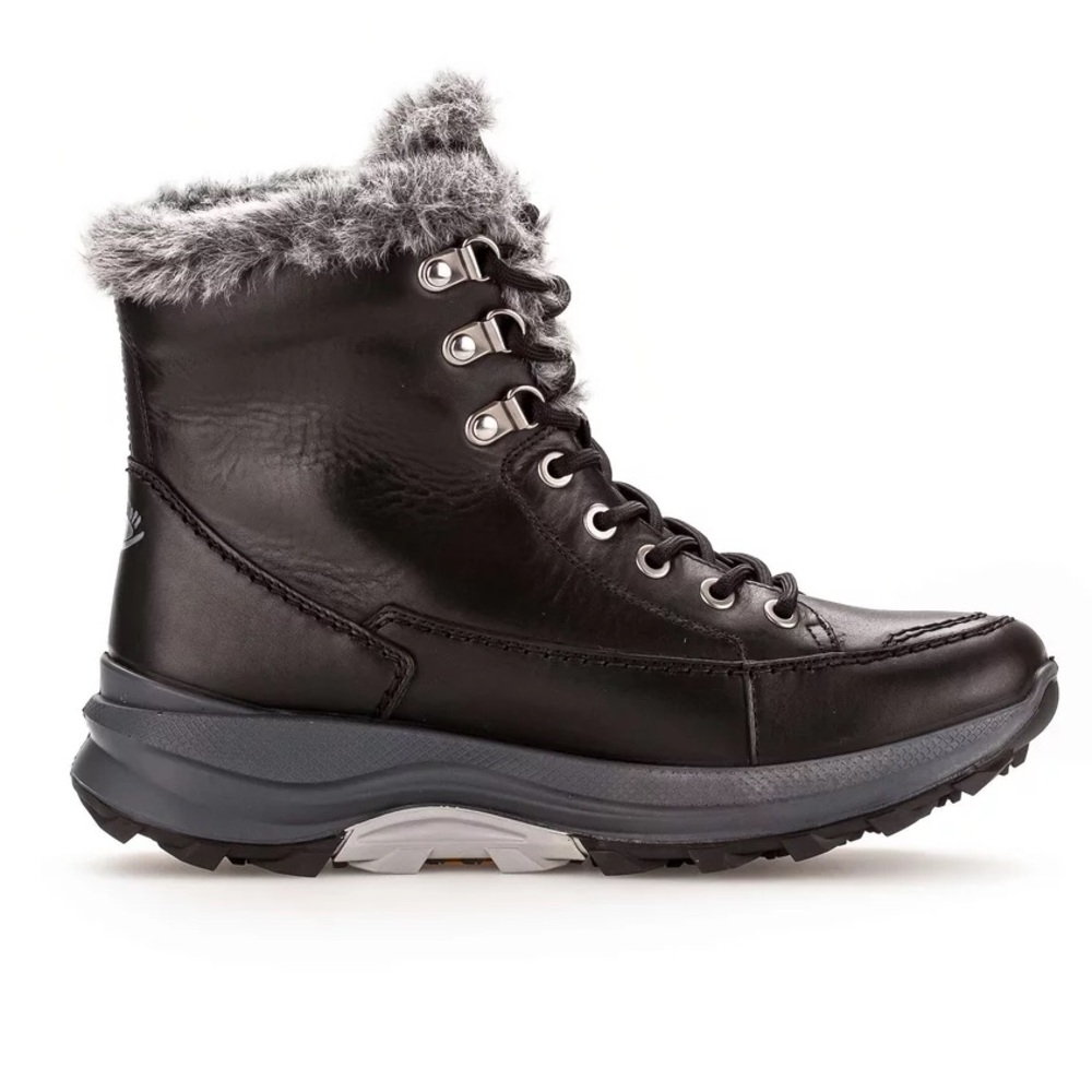 NWT GABOR (10) ROLLINGSOFT Classic Ankle Boots Lightweight Leather Waterproof - Picture 3 of 15